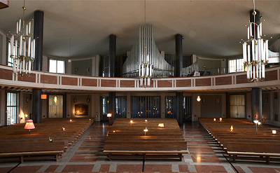 Lichtinstallation von Brunner/Ritz in St. Matthus